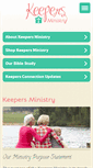 Mobile Screenshot of keepersministry.com